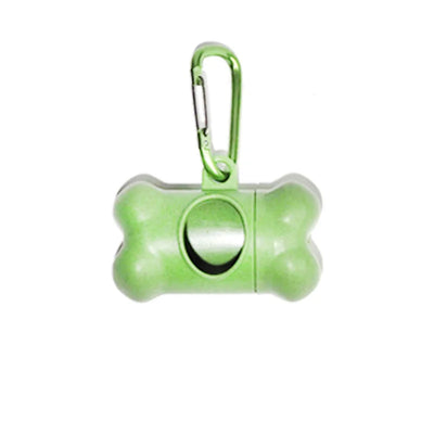 Pet Dog Poop Bag Bone Shape Dispenser Waste Garbage Carrier Holder Dispensers Poop Bag Dogs Trash Cleaning Tool Pet Products