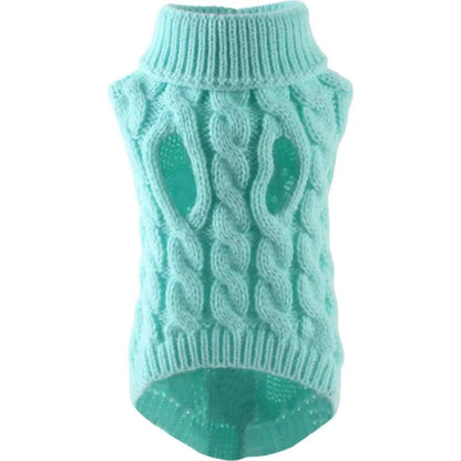 Pet Dog Clothes Sweater Fashion Autumn Winter Warm Dog Sweater Knitted Coat Knitwear for Small Puppy Clothing PawPrint Treasures