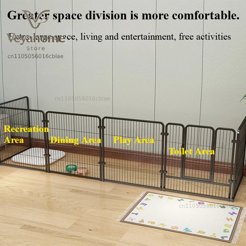 Cat dog cages household indoor pet enclosures small to large dog enclosures for  combination training and toilet isolation PawPrint Treasures