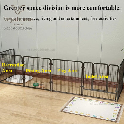 Cat dog cages household indoor pet enclosures small to large dog enclosures for  combination training and toilet isolation PawPrint Treasures