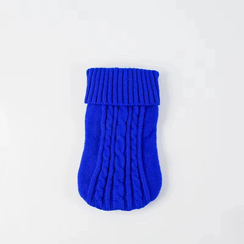 Elegant WarmTurtleneck Sweater for Miniaturedachshund Soft Knitted Sweater for Wiener Dogs Solid Color Sweatshirt for Badger Dog