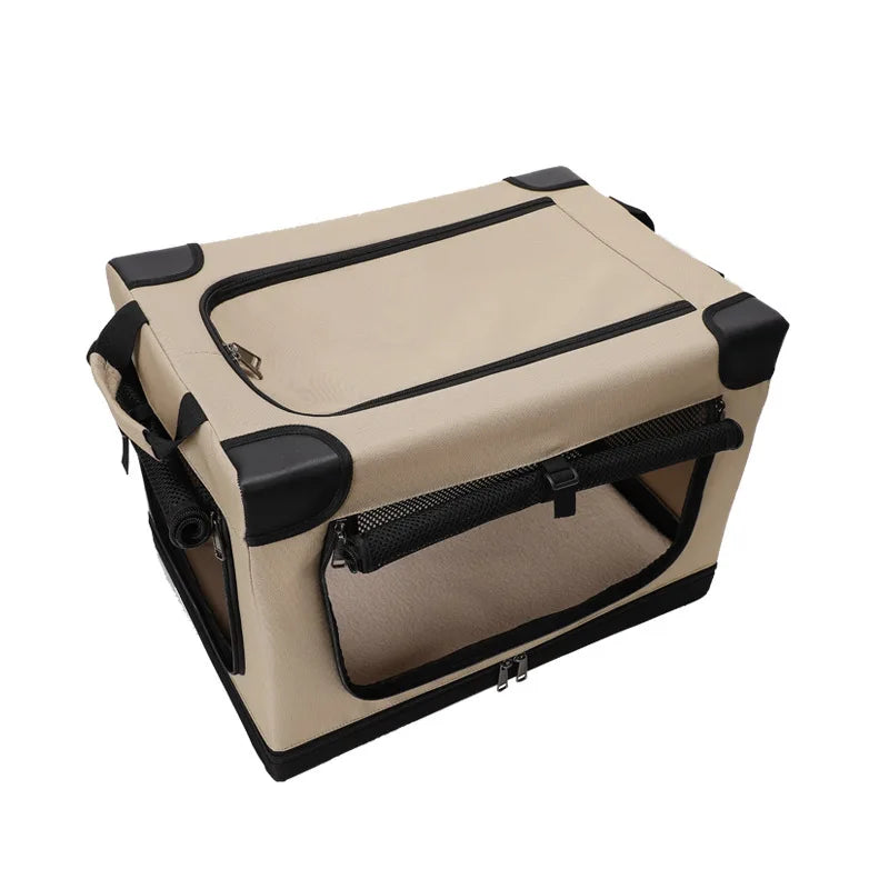 Car Dog Cage Trunk Dog Cage Large, Medium and Small Pet Safety Seat Cat Cage Foldable Car Ride Artifact PawPrint Treasures