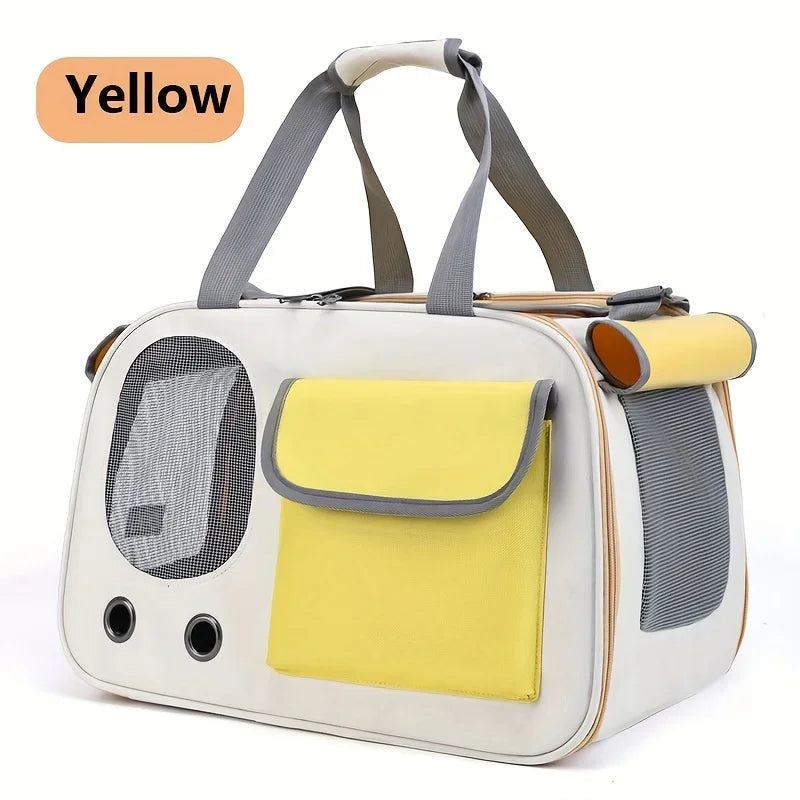 Portable Pet Carrier Cat Bag For Cats And Dogs Ideal For Travel And Outdoor Activities Suitable For Cats And Small Dogs