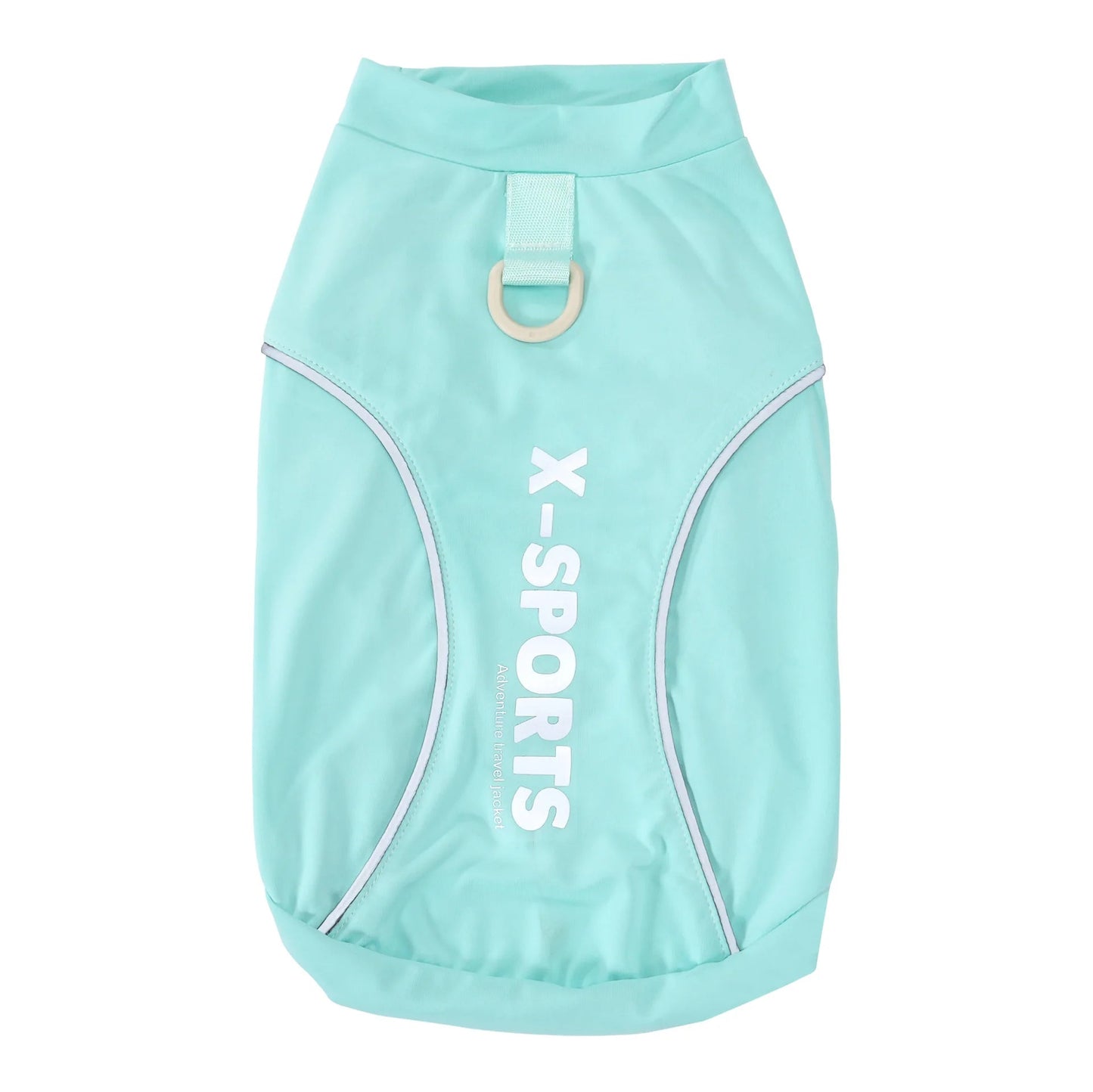 Pet Dog Shirt Summer Clothes for Small Medium Dogs Clothing Polyester Reflective Sports T-shirt Tank Top Puppy Cat Vest Yorkie PawPrint Treasures
