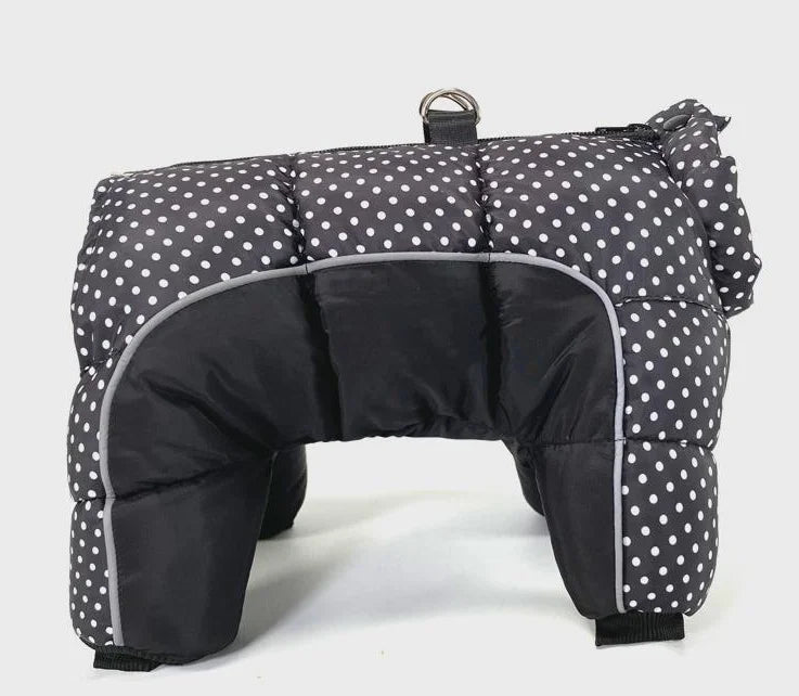 Warm Fleece Pet Dog Jumpsuit For Small Medium Dogs Winter Windproof Puppy Jacket Coat with D-ring French Bulldog Pug Clothing