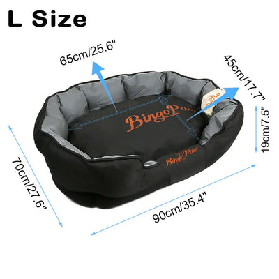 Large Orthopedic Dog Bed Sofa Waterproof Dog Pillow Kennel Washable Pet Puppy Basket Cushion