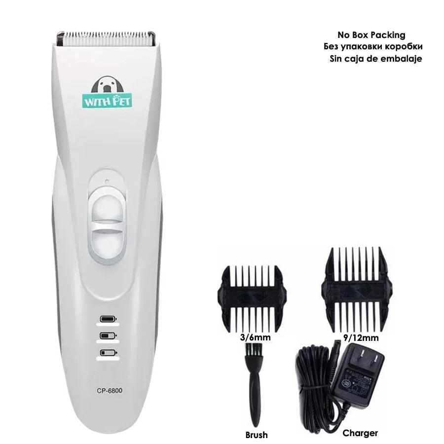Electrical Pet Dog Hair Trimmers Professional Clippers Grooming Tool Rechargeable Cat Shavers Hair Cutter Dog Haircut CP6800