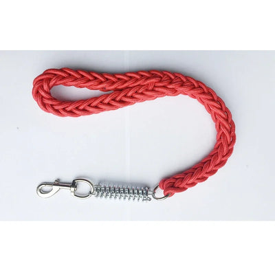 Short Explosion-proof Dog Leash Shock Absorb Spring Stainless Steel Nylon Braided Lead Pet Rope for Large Dogs Walking Training