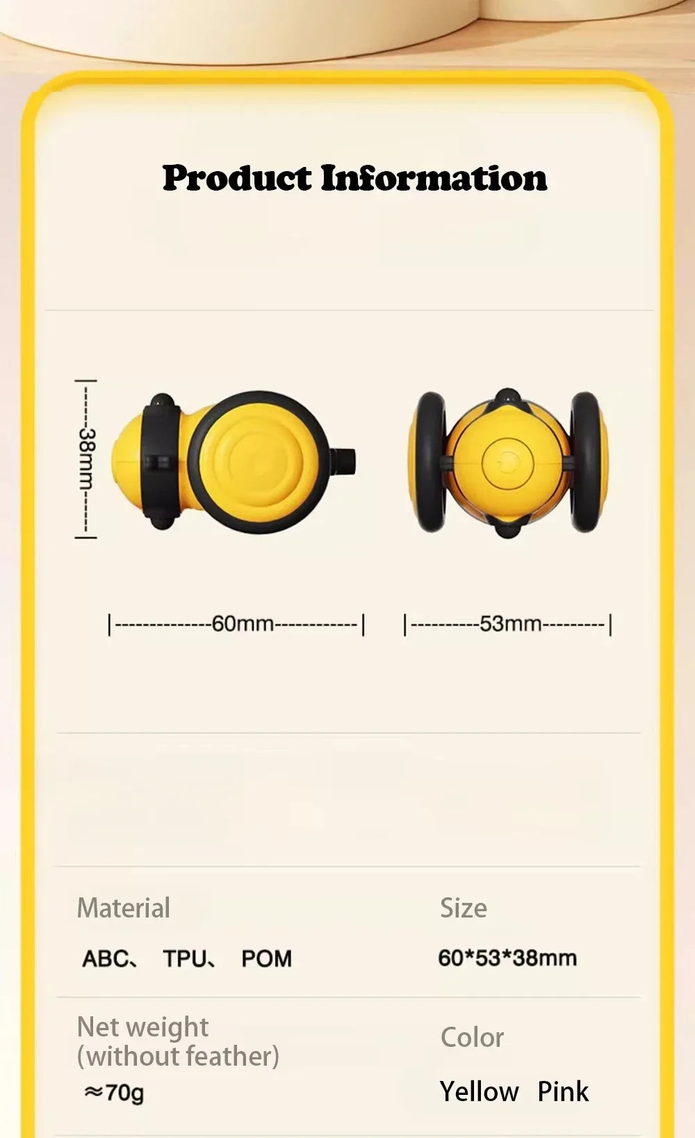 Electric Cat Toys Sports Car Cat Teaser Auto Intelligent Wakeup USB Rechargeable Boredom Reliever Smart Pet Toys Dog