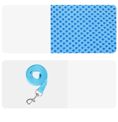 Small Dog Harness and Leash Set Summer Puppy Breathable Mesh Reflective Cat No Pull  Dog Reflective  Adjustable Pet Vest Style