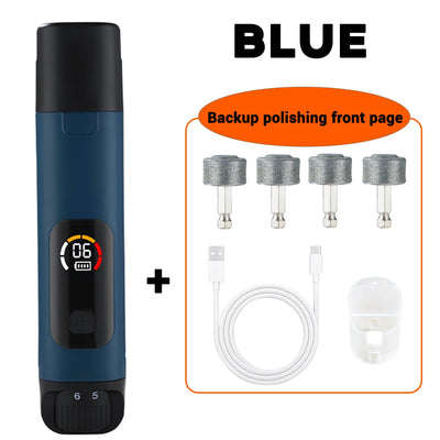 Pet Electric Nail Grinder Rechargeable Dog Paw Grooming Nail Clipper LED Light 6 Speeds Adjustable Cat Claw Nail Grinder