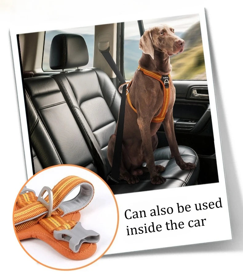 Dog Leash Anti-Pull Pet Harness Comfortable Outdoor Dog Leash Reflective Dog Harness Durable and Stain-Resistant