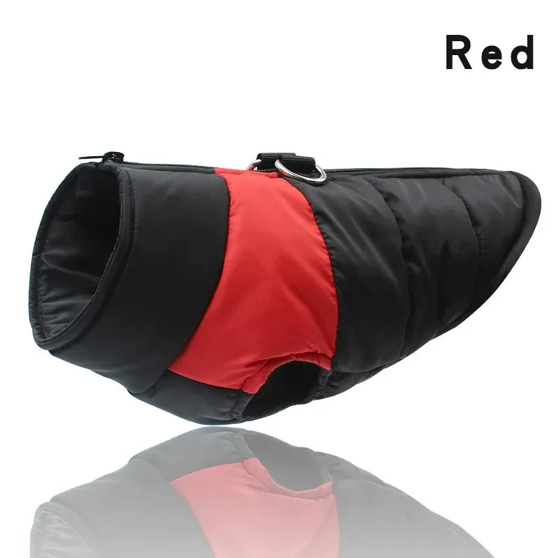 New Waterproof Big Dog Vest Jacket Winter Warm Pet Dog Clothes For Small Large Dogs Puppy Pug Coat Dogs Pets Clothing 4XL 5XL