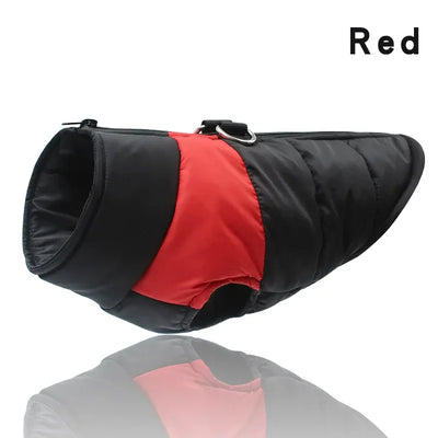 New Waterproof Big Dog Vest Jacket Winter Warm Pet Dog Clothes For Small Large Dogs Puppy Pug Coat Dogs Pets Clothing 4XL 5XL