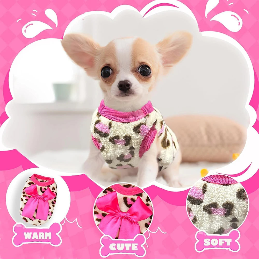 Chihuahua Coat Dog Sweater for Small Dogs Teacup Dog Clothes for Puppies Kitten Pet Puppy Cat Clothing Warm Winter Clothes