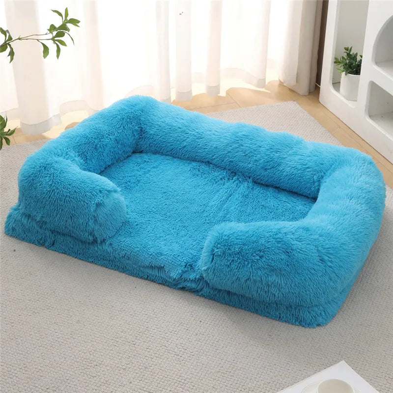 Luxury Winter Warm Large Dog Sofa Bed Dog Kneel Cat Mats House Cushion Pet Sleeping Sofa Beds Mat for Large and Small Dog PawPrint Treasures