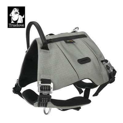 Truelove Dog Backpack Pet Harness Manufacturer Adjustable Tactical Handle Full Body Dog Vest for Hiking Training Outdoor TLB2251