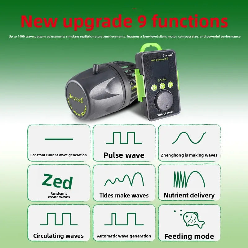 2026 Jebao Jecod Aquarium Vario Wavemaker Water Pump GMP Series Bluetooth APP Manual Controlled Coral Reef Fish Tank PawPrint Treasures