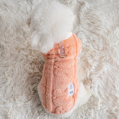 Pet Autumn and Winter Fleece Clothes Dog Cat Warm Coat Small Dogs Clothing Chihuahua Costumes PawPrint Treasures