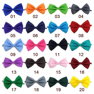 50pcs Dog Bows Mix Colors Wholesale Pet Grooming Accessories Rabbit Cat Dog Bow Tie Adjustable Bowtie Pet Products