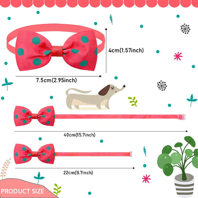 10pcs Pet Accessories Small Dog Bow Tie For Puppy Dog Bowties Collar Adjustable Girl Dogs Bowtie For Cat Dog Collar Pet Supplier