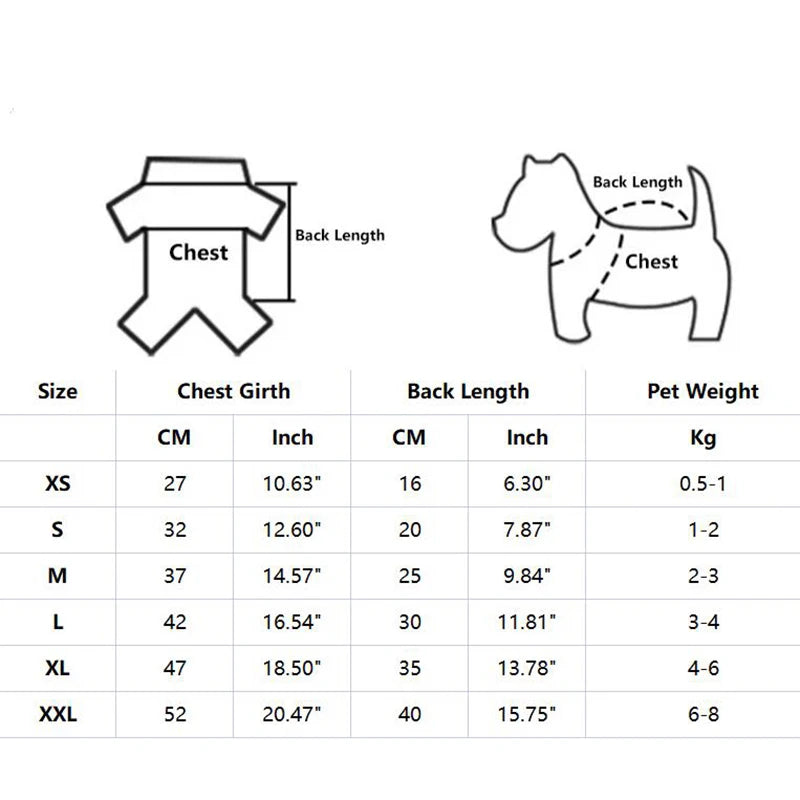 Pet Dog Clothes For Small Dogs Clothing Warm Clothing for Chihuahua Coat Puppy Outfit Pet Clothes for French Bulldog Hoodies PawPrint Treasures