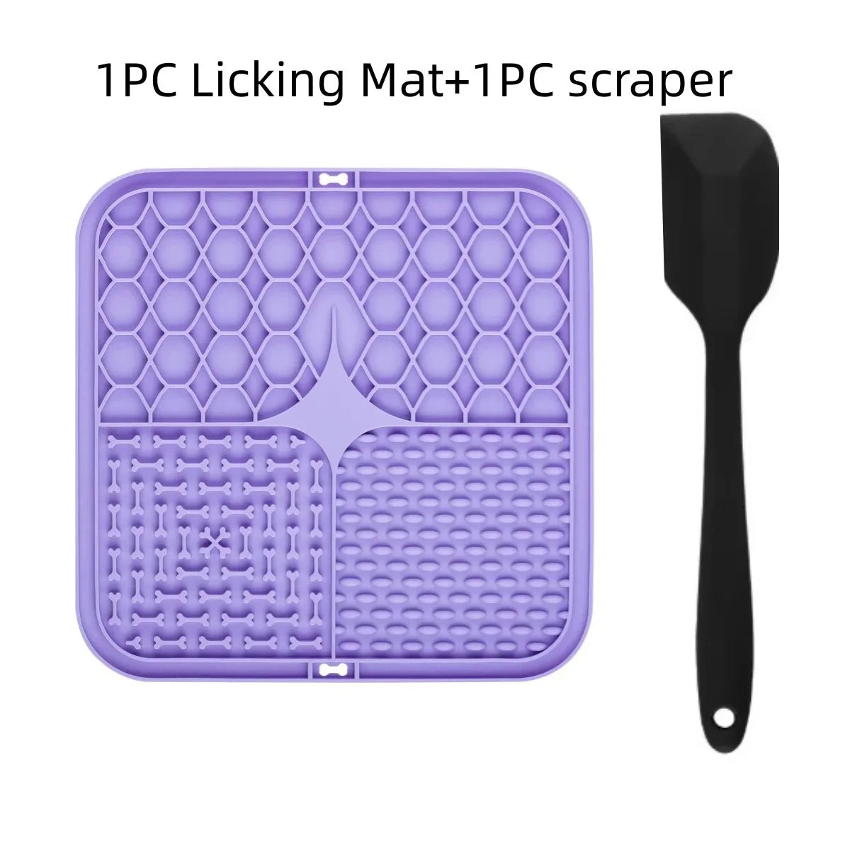 Pet Lick Silicone Mat Dogs Pet Slow Food Plate for Dog Bathing Distraction Silicone Dog Sucker Food Training Dog Feeder Supplies