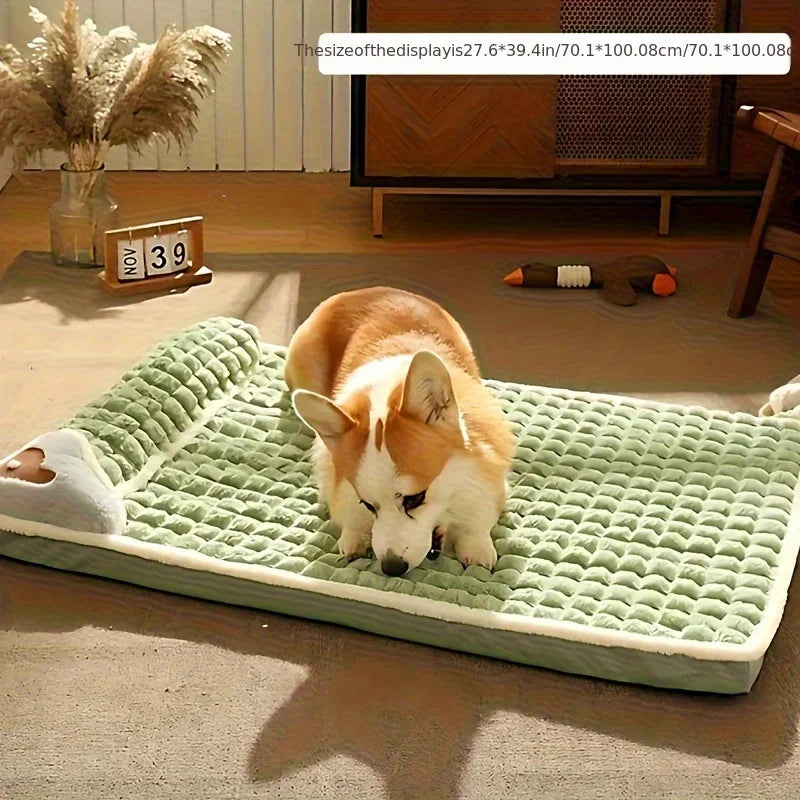 1pc Dog Mat, Four Seasons Universal Kennel, Sleeping Nest with Winter Removable and Washable Floor Mat, Dog Sleeping Mat