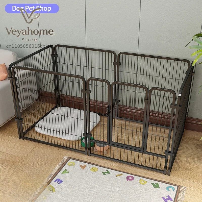 Cat dog cages household indoor pet enclosures small to large dog enclosures for  combination training and toilet isolation PawPrint Treasures
