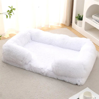 Luxury Winter Warm Large Dog Sofa Bed Dog Kneel Cat Mats House Cushion Pet Sleeping Sofa Beds Mat for Large and Small Dog PawPrint Treasures