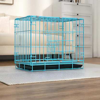 Dog Cage, Small and Medium-Sized Dog, Pet Cage, Fence, Thickened, Large Dog, Household Folding Dog Bed, Car Cage, Cat Cage PawPrint Treasures