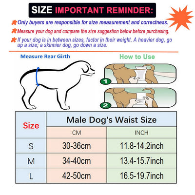 Ohbabyka 4Pack Washable Belly Bands for Male Dogs Reusable Adjustable Male Dog Diaper High Absorbing Belly Bnad for Small Dogs