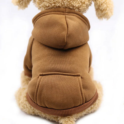 Fashion Pet Clothes For Dogs Coat Jackets Cotton Hoodies Dog Clothes Puppy Pet Overalls For Dogs Cat Clothing Pets Outfit S225 PawPrint Treasures