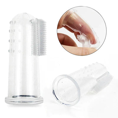 Teddy Dog Brush Bad Breath Tartar Teeth Care Tool Dog Cat Cleaning Silicagel Pet Supplies Super Soft Pet Finger Toothbrush