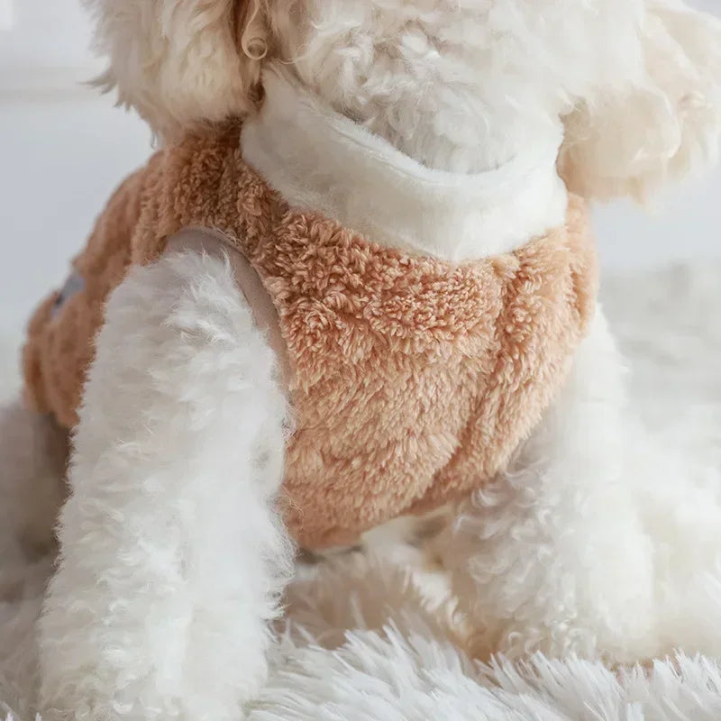 Pet Autumn and Winter Fleece Clothes Dog Cat Warm Coat Small Dogs Clothing Chihuahua Costumes PawPrint Treasures