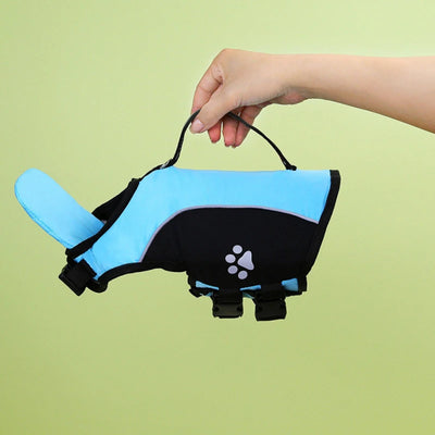 Dog Life Jacket with Traction Pet Life Vest for Small Medium Large Dogs Swimming Summer Clothing for Dogs Cat Playing with Water