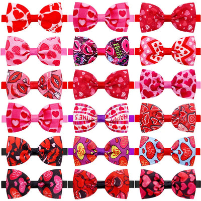 10pcs Pet Accessories Small Dog Bow Tie For Puppy Dog Bowties Collar Adjustable Girl Dogs Bowtie For Cat Dog Collar Pet Supplier