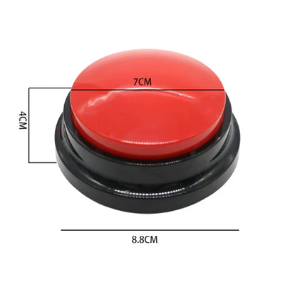 Dog Communication Buttons Voice Recording Button for Pet Training Buzzer 30 Second Record Playback Funny Gift for Talking