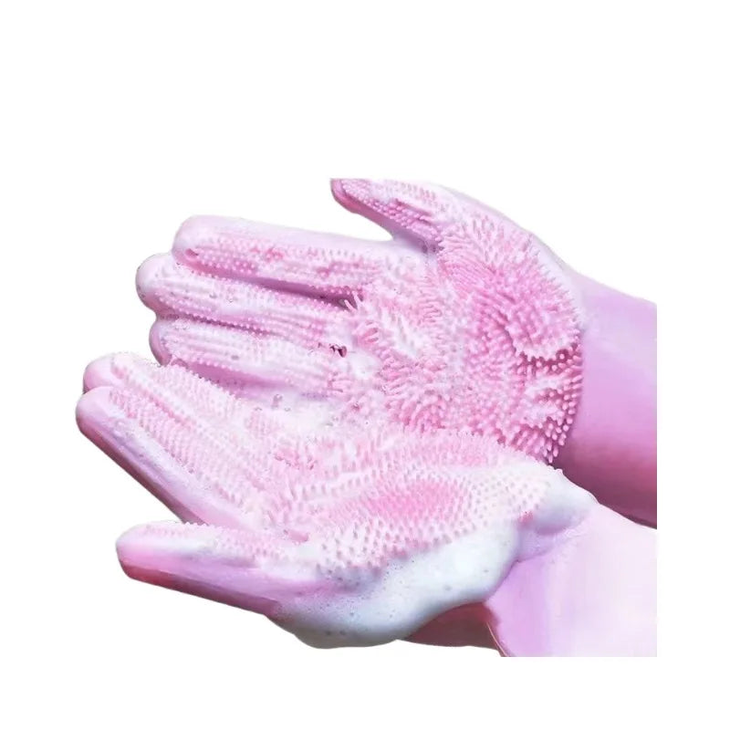 Pet Bathing Gloves for Dogs And Cats Thickened Anti-Scratch Bite Proof Shampooing Tool for Teddy Golden Retriever Bathing Gloves