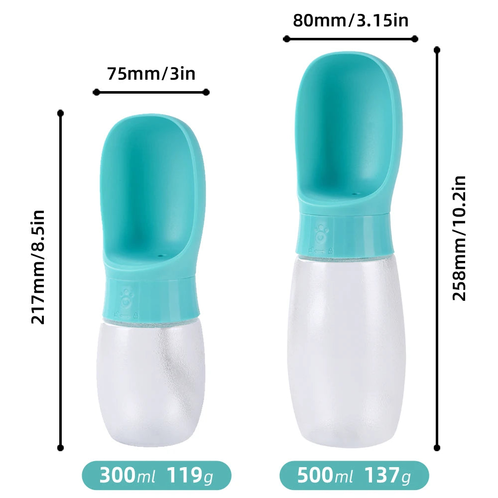 Pet Dog Water Bottle For Small Medium Dogs Cat Hiking Portable Puppy Feeder Leakproof Cat Drinking Bowls French Bulldog Supplies
