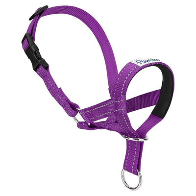 Dog Muzzle Pet Dog Nylon Reflective Adjustable Loop Anti-Biting Barking Control Easy Fit Dog Stops Dog Pulling Head Leash