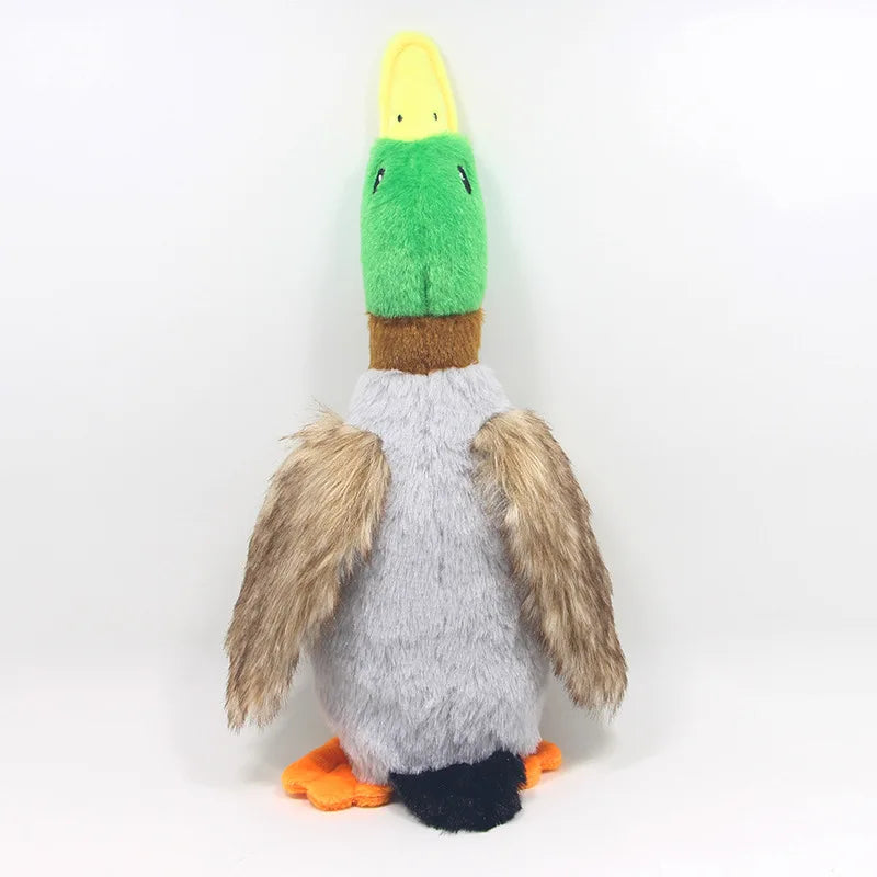 Dog Chew Toy Plush Simulated Duck Bite-resistant Teeth Cleaning Plush Puppy Chew Toy Training Interactive Dog Toy Supplies