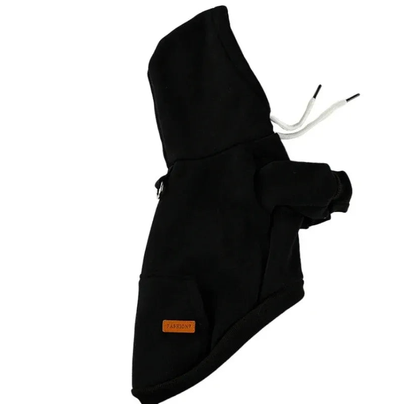 Dog Clothes Pet Dog Hoodie Small And Medium Dog Vest Outdoor Sweatshirt Bulldog Husky Warm Fleece Pet Clothing Puppy Cat Costume PawPrint Treasures