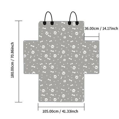 Waterproof SUV Cargo Liner for Dogs,Dog Seat Cover Mat for SUVs Sedans Vans,Large Size Universal Fit