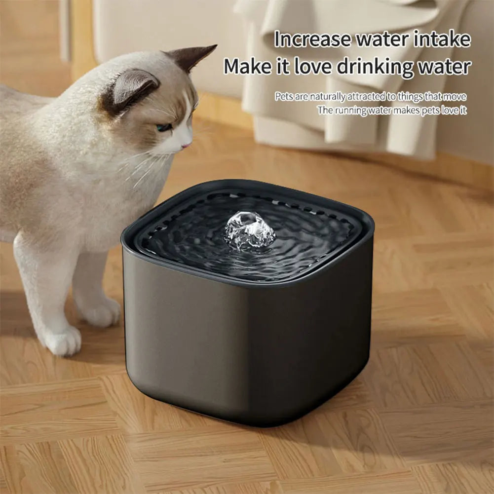 New Cat Water Fountain Ultra Quiet 3L Large Capacity Pet Auto Drinking Dispenser for Cats Dogs Inside Detachable Easy to Clean