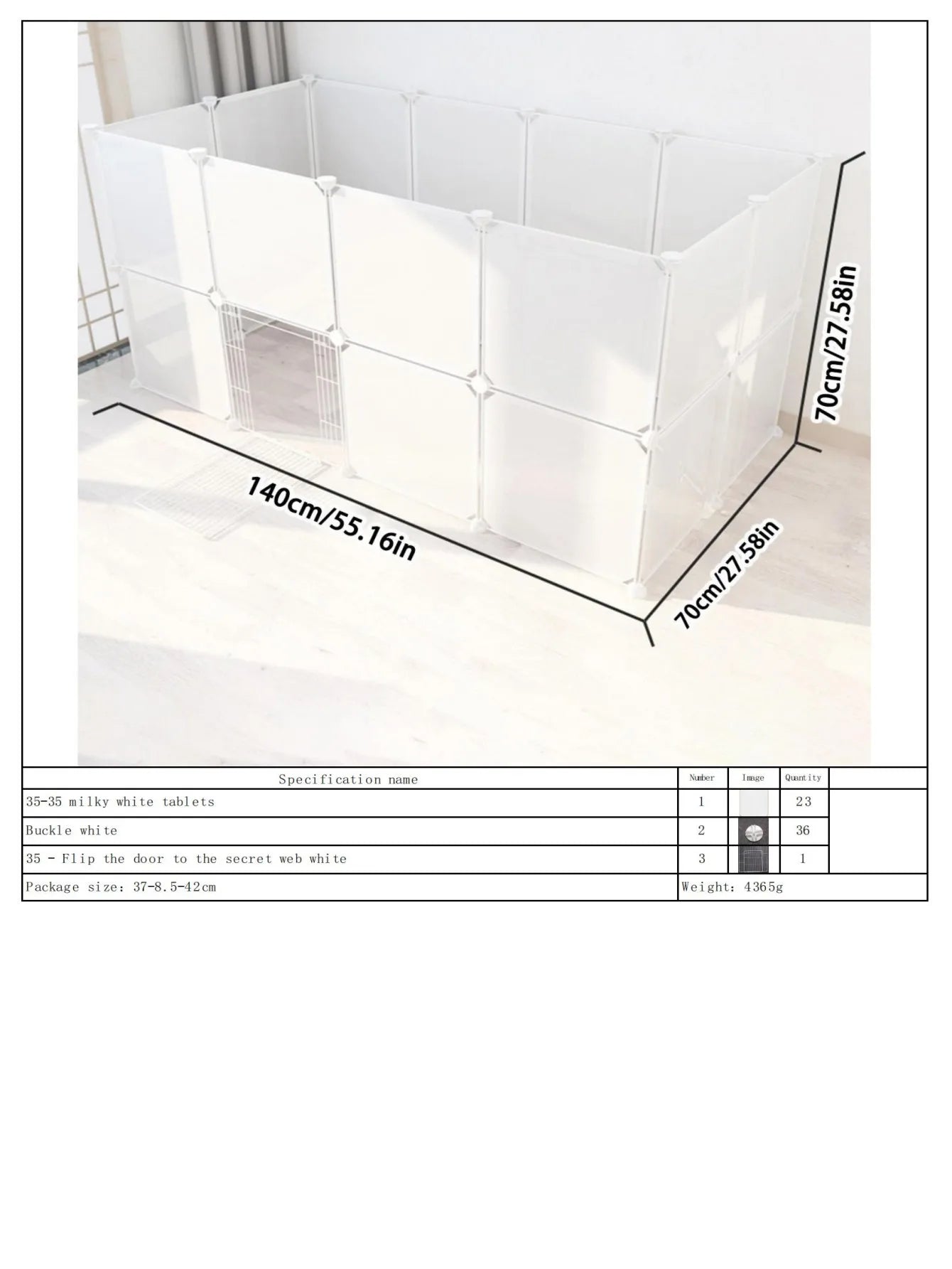 Multifunctional DIY Pet Fence Dog Fence Transparent Dog Fence Dog Cage Cat Fence Rabbit Isolation Fence