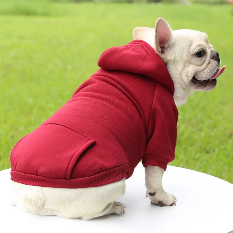 Pet Dog Clothes For Small Dogs Clothing Warm Clothing for Chihuahua Coat Puppy Outfit Pet Clothes for French Bulldog Hoodies PawPrint Treasures