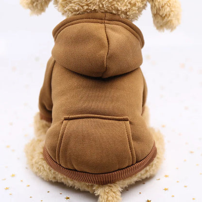 Pet Dog Clothes For Small Dogs Clothing Warm Clothing for Chihuahua Coat Puppy Outfit Pet Clothes for French Bulldog Hoodies PawPrint Treasures