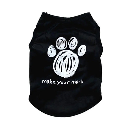 Security Clothing for Dogs Summer Pet Clothes Vest for Small Dogs Chihuahua Yorkshire Puppy Cats Low Price Pets T-shirt Costume PawPrint Treasures