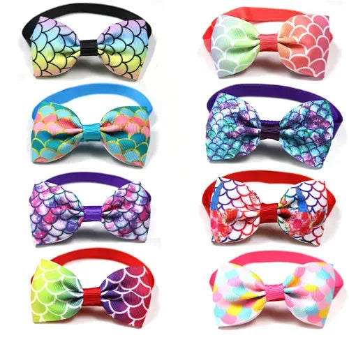 10pcs Pet Accessories Small Dog Bow Tie For Puppy Dog Bowties Collar Adjustable Girl Dogs Bowtie For Cat Dog Collar Pet Supplier